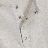 ケインヘンリーネックコットン長袖Tシャツ