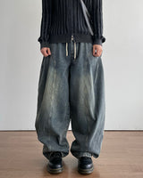 Ridge Curved Denim Pants