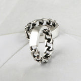 SVR-629 ACE Chan Enhyphen Silver 92.5 Private Chain Silver Ring 5mm