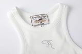 【即日発送】Jewel tank top - ivory