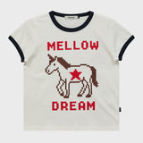 MELLOW DREAM ユニコーンリンガー ハーフスリーブTシャツ