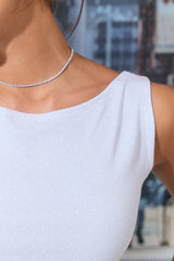 Cloudy Dot Boatneck Mini Dress (Baby Blue)