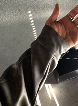 Wayne Vintage Crack Leather Zip-Up Jacket