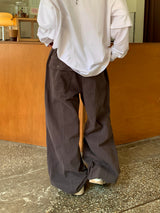 Norton Pigment Button Shirring Pants (3c)