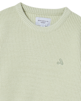 25FW WOMAN A SYMBOL KNIT LIGHT MINT