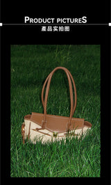 “UBUD”Pieced Leather Biker Bag