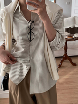 Setter Stripe Oversized Shirt