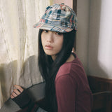 vintage patchwork cap green