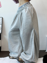 ダウンピンタックバルーンロングパンツ🩶🖤2カラー