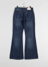 WASHING FLARED DENIM