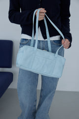 compact duffle bag (sky blue)
