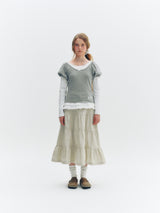 Dot Puff T-Shirt (Grey)