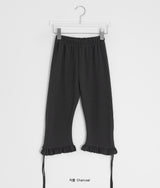 Liline Ribbon Shirring Capri Leggings Pants
