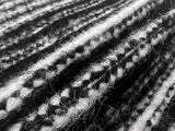 Nail Stripe Wool Muffler