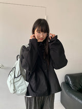Guntree Check Hood Bomber Jacket