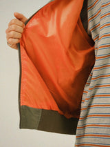LU Overfit Shirring Bomber Jacket