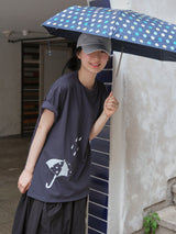Rainy T-shirt - Deep navy