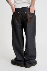 Radio raw denim pants