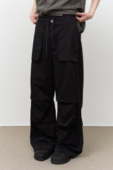 Red Fatigue Pocket Pants