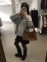 Bach Stripe V Sweatshirt (3color)