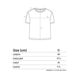 W レオパードアップリケTシャツ (ブラック)