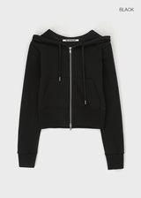 [B-BASIC] Light Sweat Slim Hooded Zip-Up