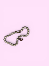 "U"DARK PEACH CRUSH(custom necklace)カスタムネックレス*金属アレルギー対応