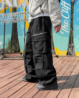 Zeka Zip Cargo Wide Pants