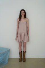 Nina slip dress_pink beige