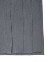  PLEATS WRAP BUTTON SKIRT