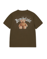 25FW WOMAN GOLD CHAIN BEAR DOLL SHORT SLEEVE T-SHIRT