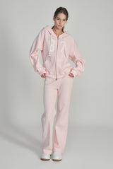 87 Waffle Track Pants, Pink