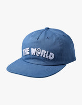 5 Panel Felt Cap Blue