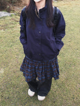 Sand color blocking jacket (2c)