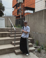マッド ナイロン ワイド トラック パンツ
