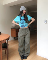 タイトルレタリング半袖Tシャツ