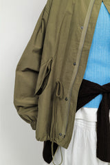 Regular half-neck night jacket (3color)