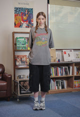 ローリングホッピーピグメント半袖Tシャツ