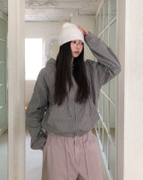 Moa Two Way Check Hood Zip-Up