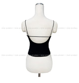 [U-BASIC] Ainey Back Crop Ribbed Sleeveless