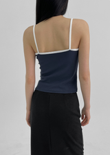 [MADE] Ballbell Color Combination Ringer Sleeveless