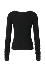 Dotty tee - black