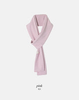 Cozy Warm Border Muffler Tie (4color)