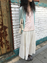 Tiered Long Skirt