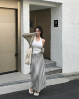 [MADE] Maxi-Striped Long Skirt