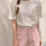 ジェリーリボンエンブロイダードTシャツ