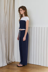 Waffle comfort top_navy