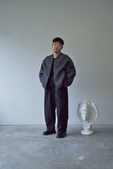PURE-WOOL 90 Y ZIP-UP JACKET (Charcoal)