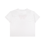 リボンアプリケーTシャツ(3 COLORS)