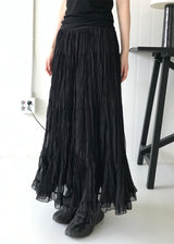 CLOUDY WAVE SKIRT